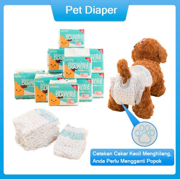 Pet Diapers Popok Anjing Popok Diapers Pampers Anjing KucingPampers Kucing /Popok Anjing Jantan Betina /Popok Celana | Lerys