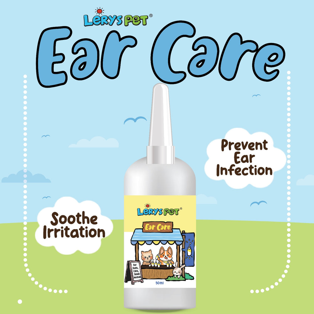 Ear Care | Pembersih Telinga | Anjing Kucing Kelinci | Leryspets