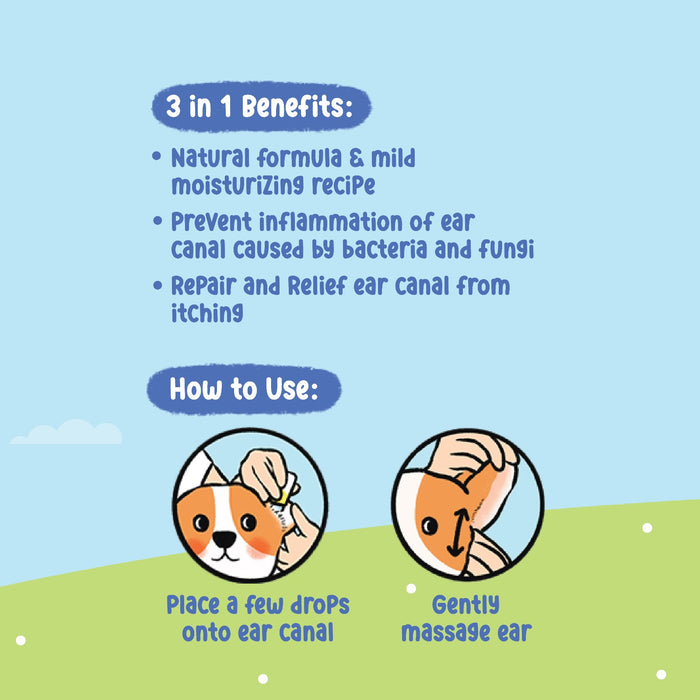 Ear Care | Pembersih Telinga | Anjing Kucing Kelinci | Leryspets