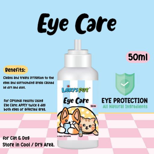 Eye Care | 50ml | Cat & Dog | Tetes Mata | Leryspets