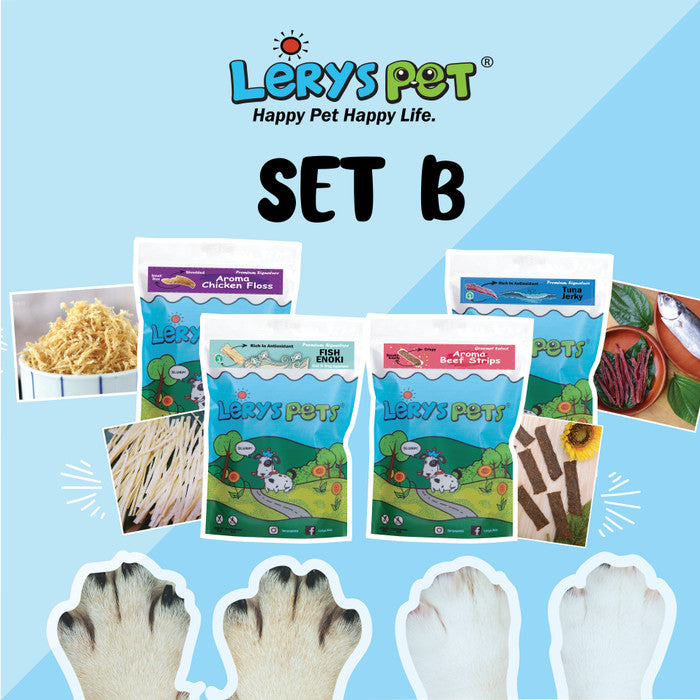 Set B | Dog treats | Snack Anjing | Cemilan Anjing | Leryspet
