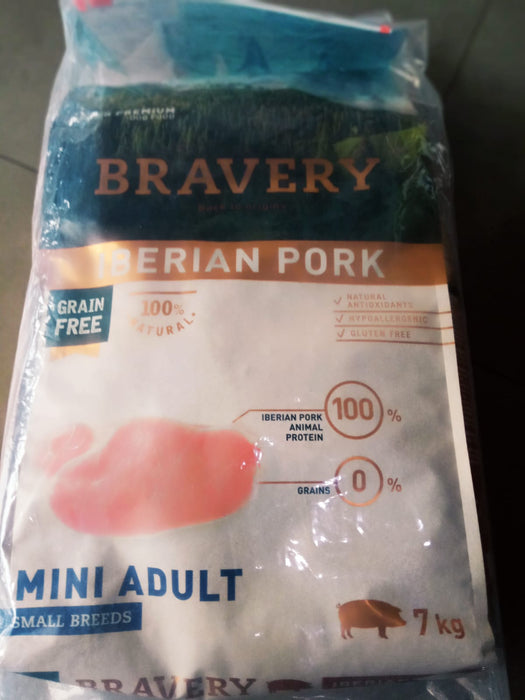 Bravery IPork Mini Adult 7kg - leryspet
