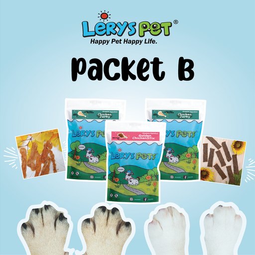 Packet B Jerky | Makanan Anjing & Hewan | Leryspet