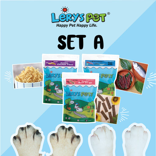Set A | Dog treats | Snack Anjing | Cemilan Anjing | Leryspet