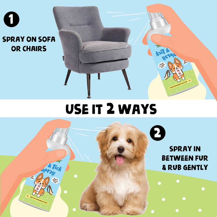 Flea & Tick Spray | obat kutu Spray | Anjing | Leryspets